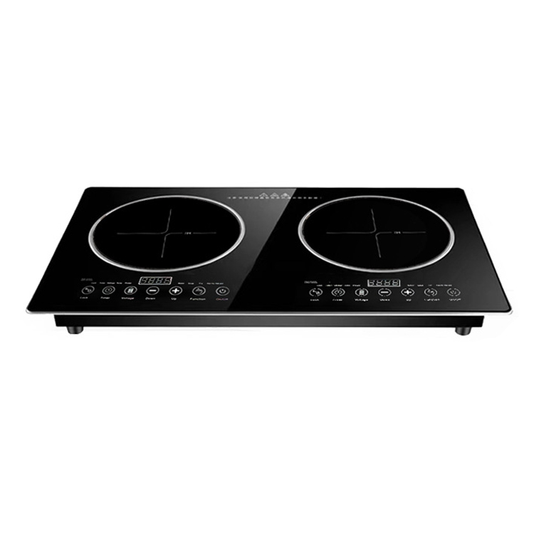 مواقد طهي حثية مدمجة بشاشة لمس - مراجعة Double Induction Cooktop 220V وسعره