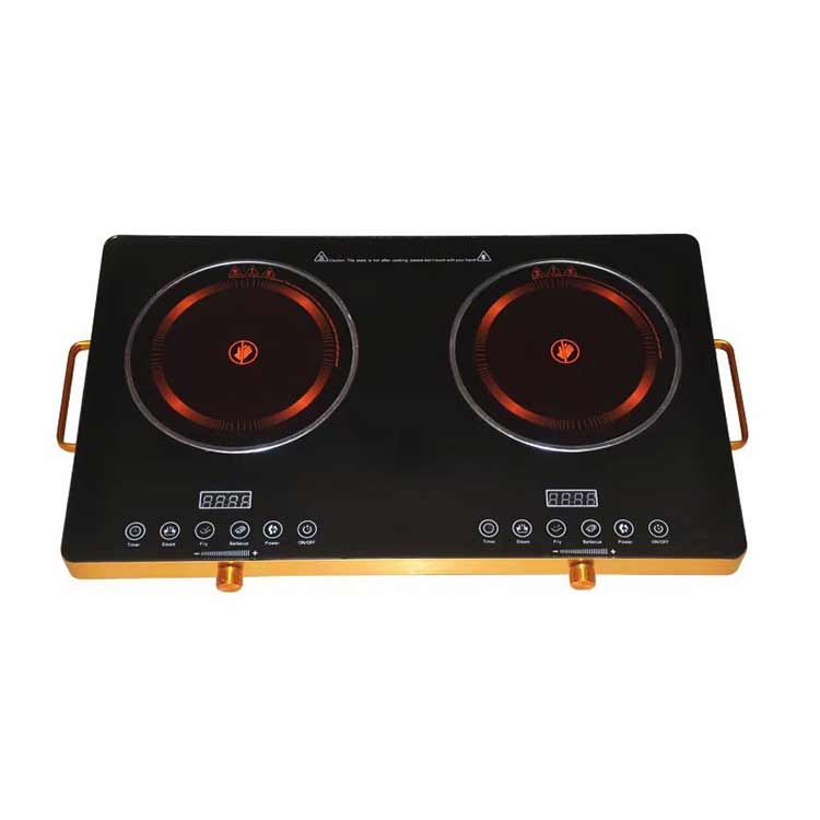مواقد طهي حثية مدمجة بشاشة لمس - مراجعة Double Induction Cooktop 220V وسعره