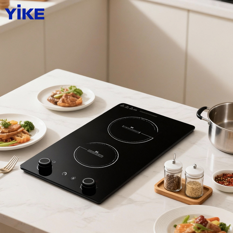 موقد حثي كهربائي 3500 واط، بشع - مراجعة Double Induction Cooktop 220V وسعره