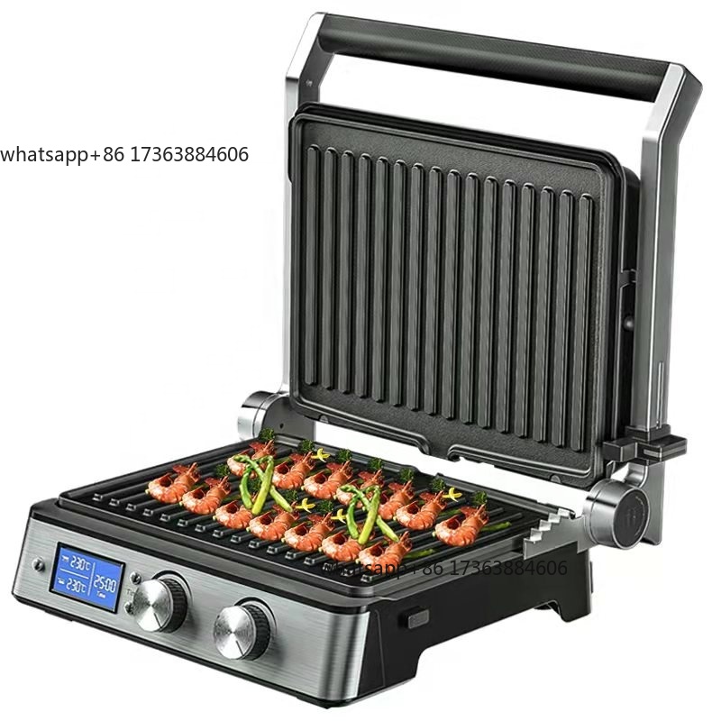 شواية بانيني كهربائية بدون دخا - مراجعة Commercial Panini Press Sandwich Grill وسعره