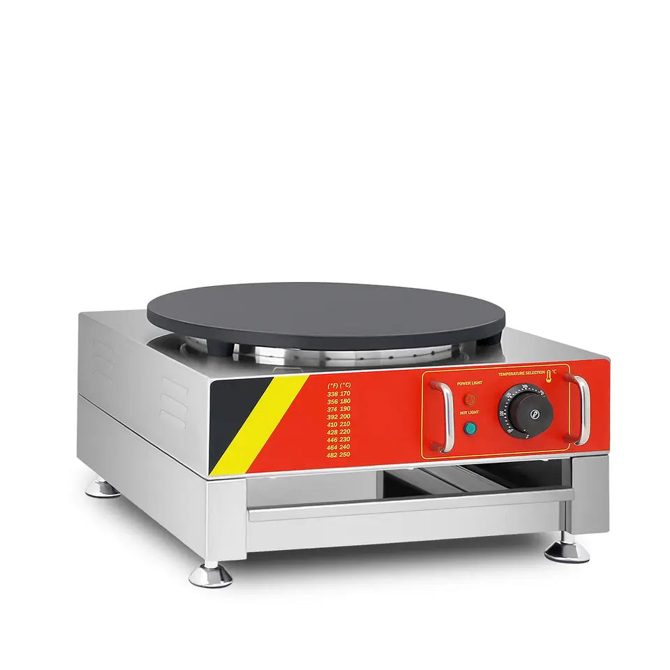 آلة صنع الكريب الكهربائية الاح - مراجعة Crepe Maker Machine Electric 40Cm وسعره